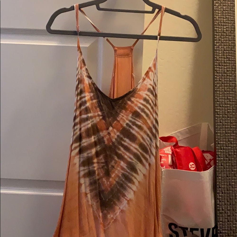 Blue life tie dye dress